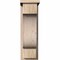 Ekena Millwork Newport Smooth Corbel w/Backplate, Douglas Fir, 7 1/2"W x 12"D x 24"H COR08X12X24NEW01SDF - alternate 3